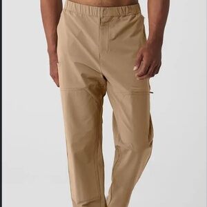 Alo Yoga Co-Op Carpenter Track Pant Small Beige